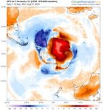 Antarctic heat anomaly 2024